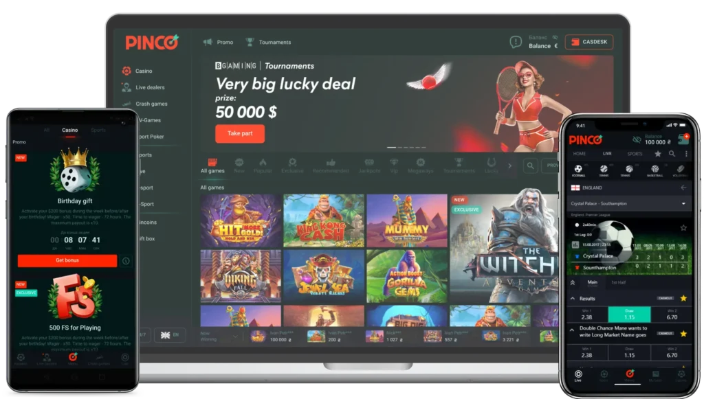 casino online pinco game